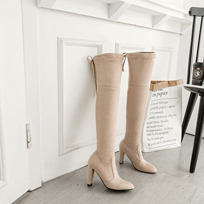 Funki Findz | Boots | Women's Over-the-Knee High Chelsea Boot