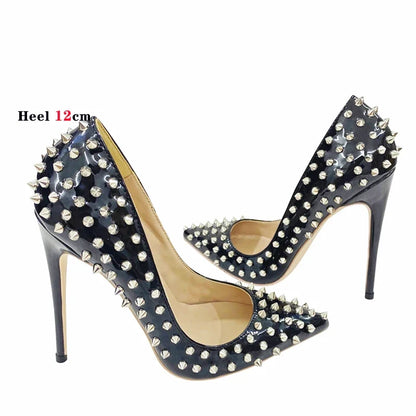 Funki Findz | Shoes | Women's Spikes Rivets Super High Stilettos