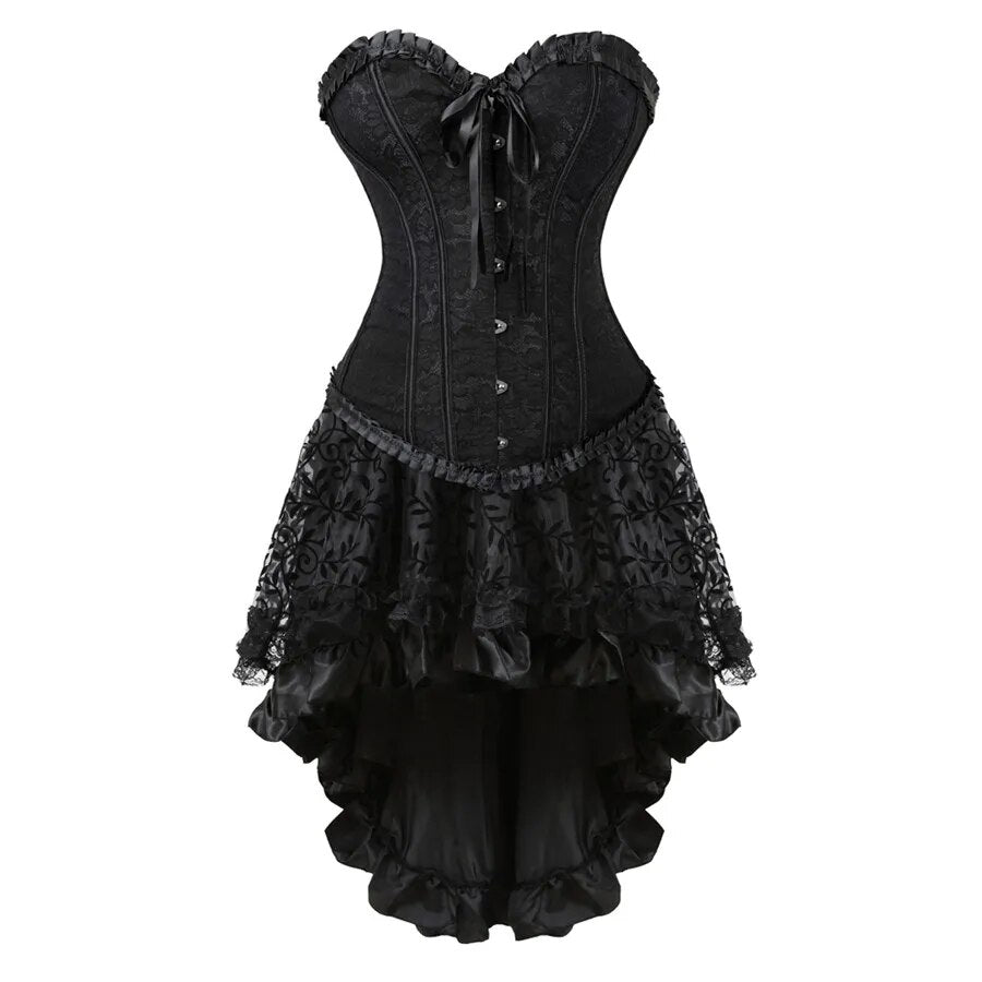 Funki Findz | Dresses | Women's Victorian Corset Bustier Dress