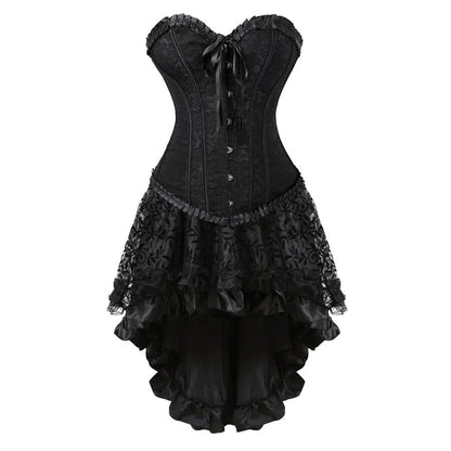 Funki Findz | Dresses | Women's Victorian Corset Bustier Dress