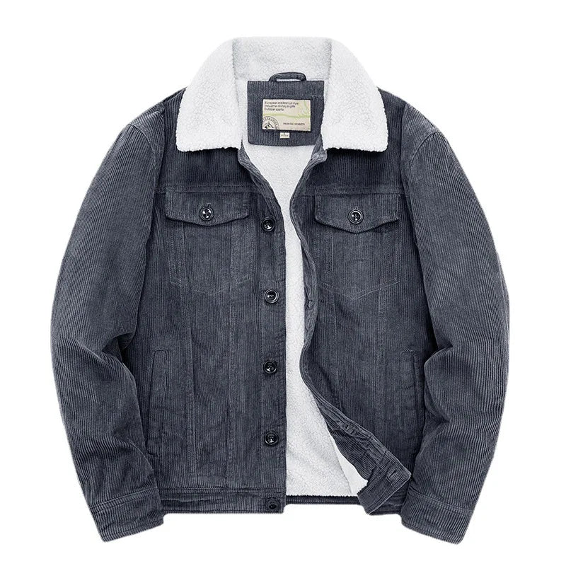 Funki Findz | Jackets | Men's Padded Corduroy Fleece Jacket