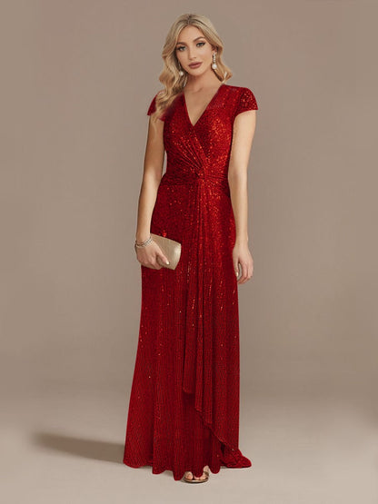 Funki Findz | Dresses | Women's Elegant Long Sequin Dress