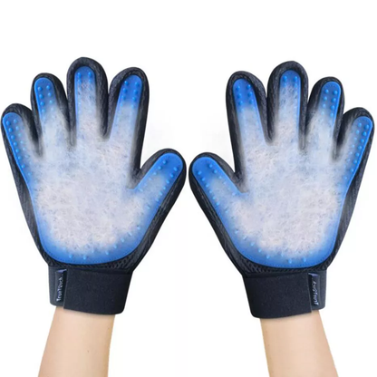 Funki Findz | Pet Grooming Gloves | De-shedding Gloves 2 Pcs