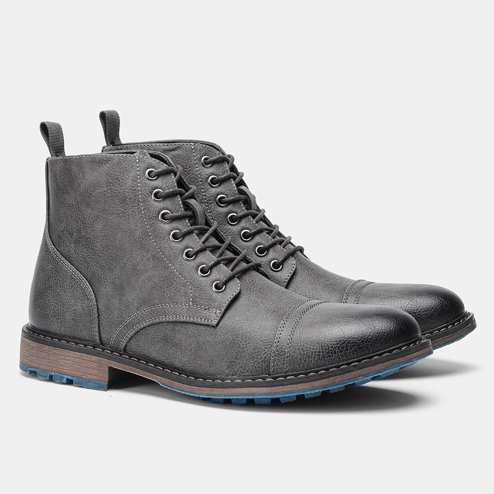 Funki Findz | Boots | Men's Faux Leather Smart Dress Boots