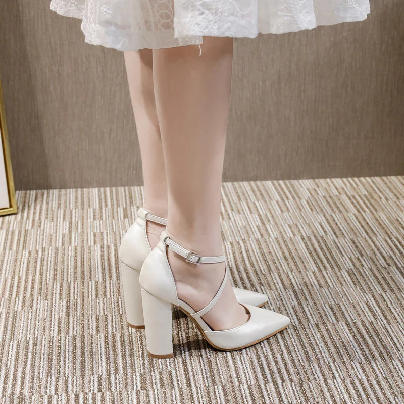 Funki Findz | Shoes | Women's Elegant Cross Strap Bridal Shoes