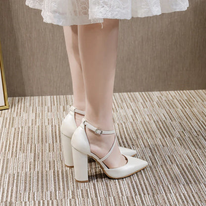 Funki Findz | Shoes | Women's Elegant Cross Strap Bridal Shoes