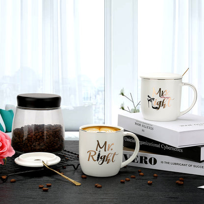 Funki Findz | Mugs | Mr and Mrs Coffee Mugs Bridal Gift-Set