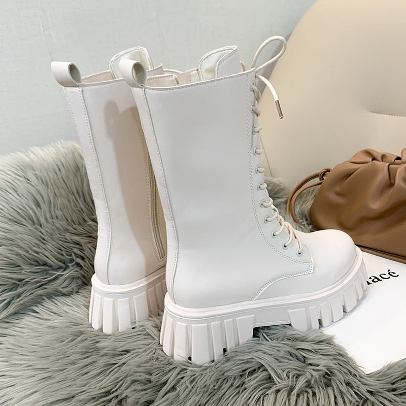 Funki Findz | Boots | Women's Gothic Punk Chunky Platform Boot