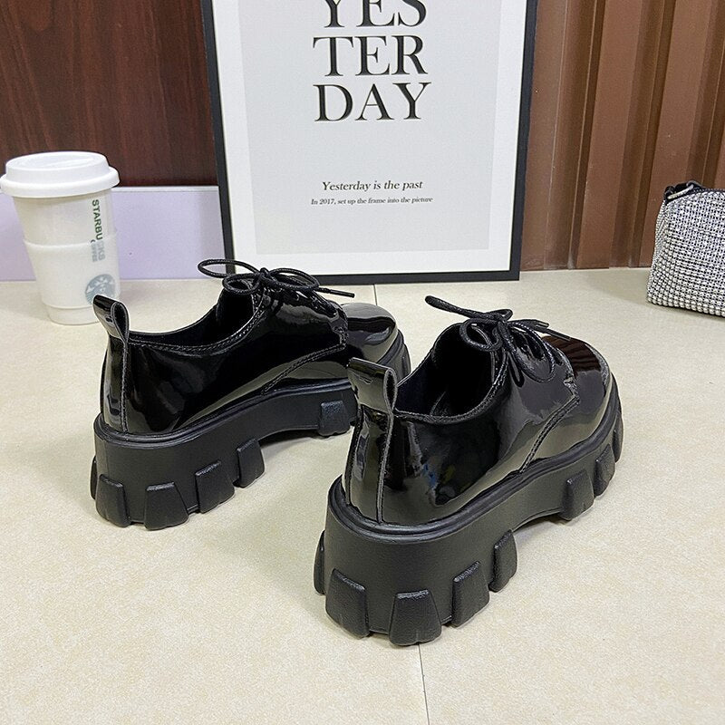 Funki Findz | Shoes | Women's Flat Gothic Punk Lace Up Shoes