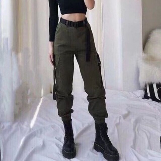 Funki Findz | Pants | Women's Big Pockets Loose Cargo Pant