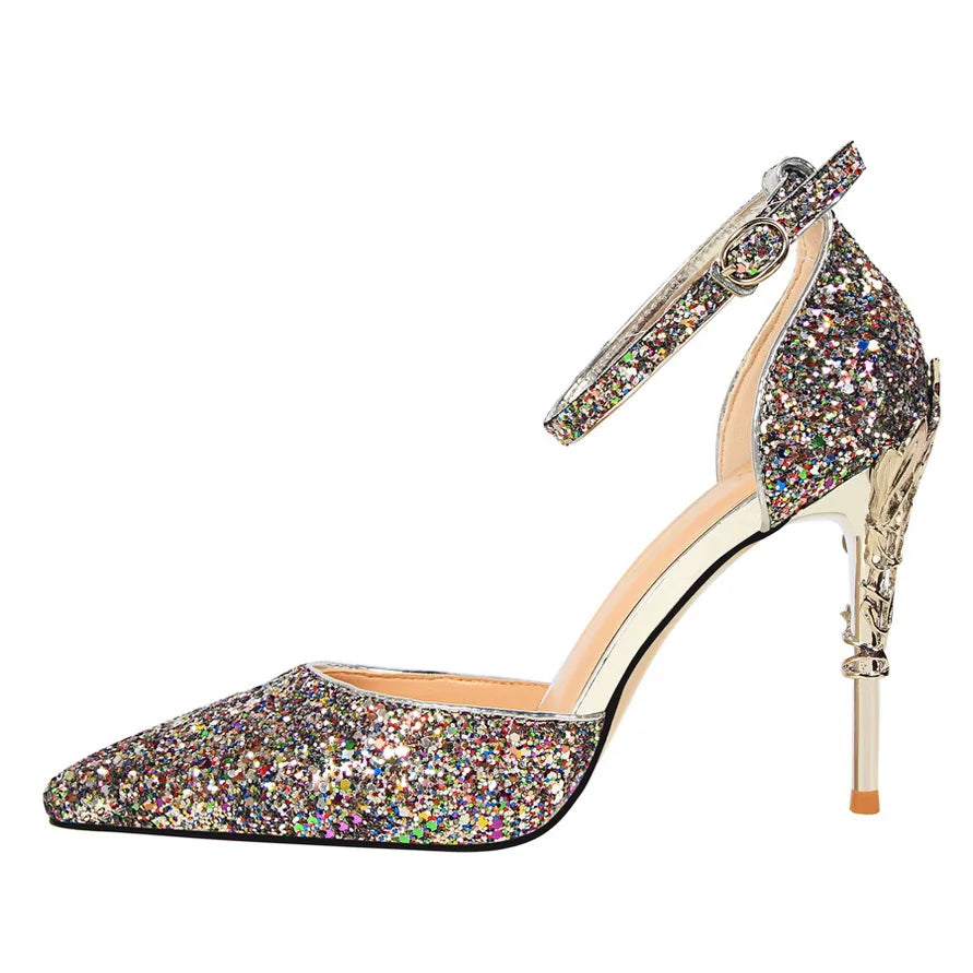 Funki Findz | Shoes | Women's Elegant Party Glitter Sandals
