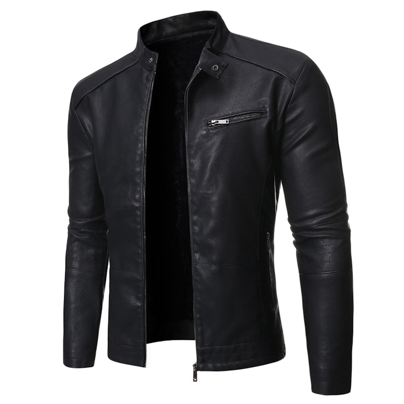 Funki Findz | Jackets | Men's Women's Slim PU Leather Jacket