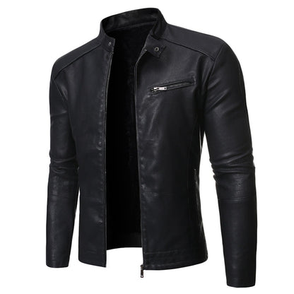 Funki Findz | Jackets | Men's Women's Slim PU Leather Jacket