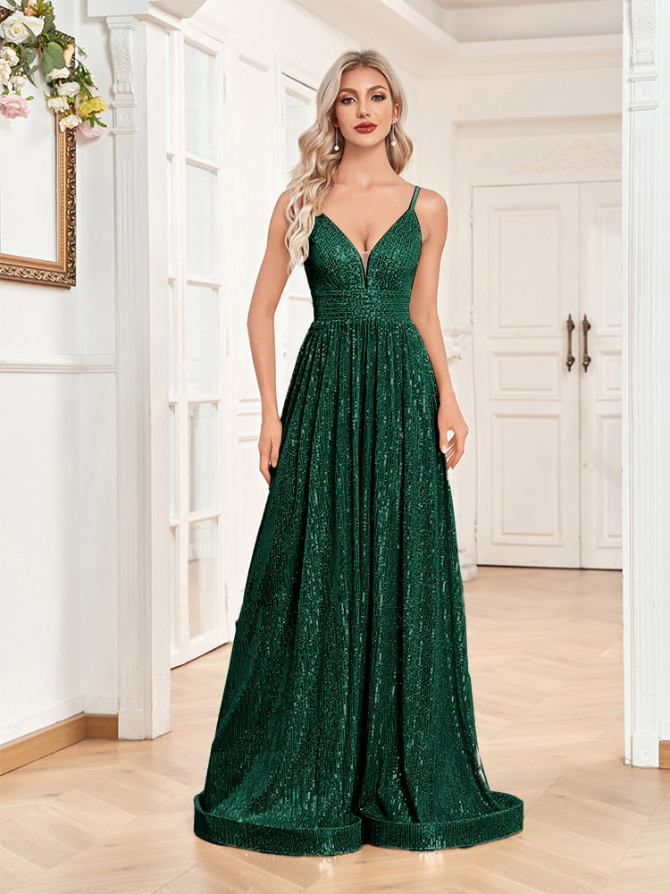 Funki Findz | Dresses | Women's Luxury Strappy Evening Dress
