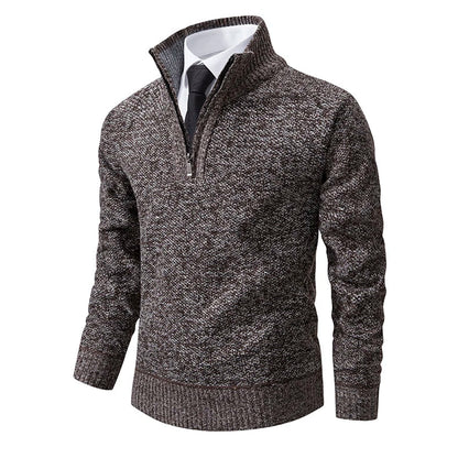 Funki Findz | Sweaters | Men's Casual Stand Collar Zip Pullovers