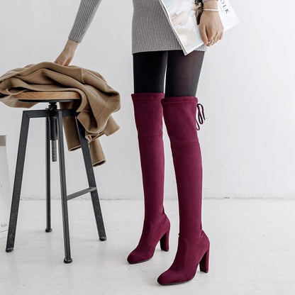 Funki Findz | Boots | Women's Over-the-Knee High Chelsea Boot