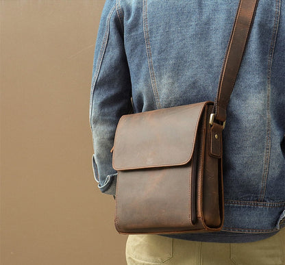 Funki Findz | Bags | Messenger Bags | Men's Leather Crossbody