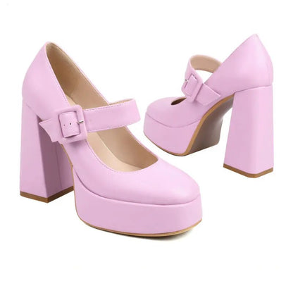 Funki Findz | Shoes | Women's Mary Jane Platform High Heels