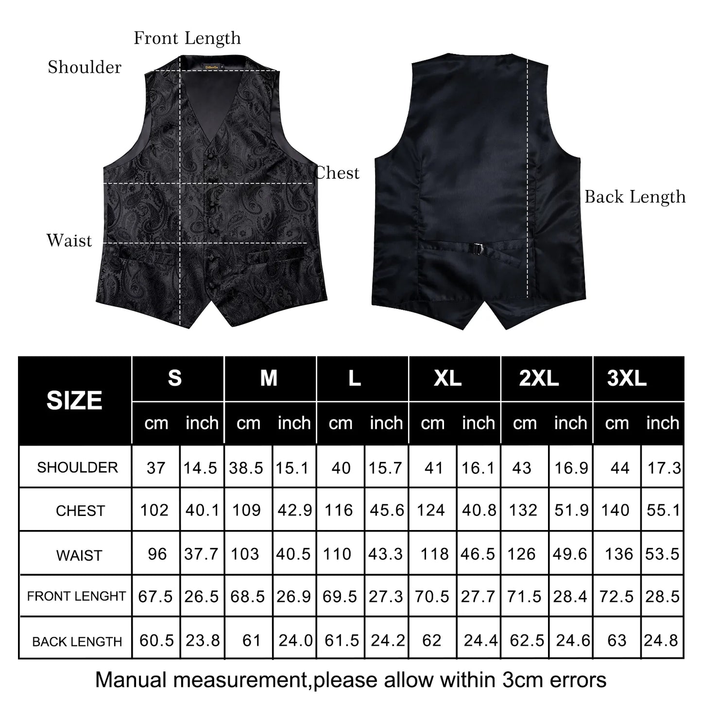 Funki Findz | Vests | Men's Formal 5 Pcs Silk Waistcoat Tie Sets