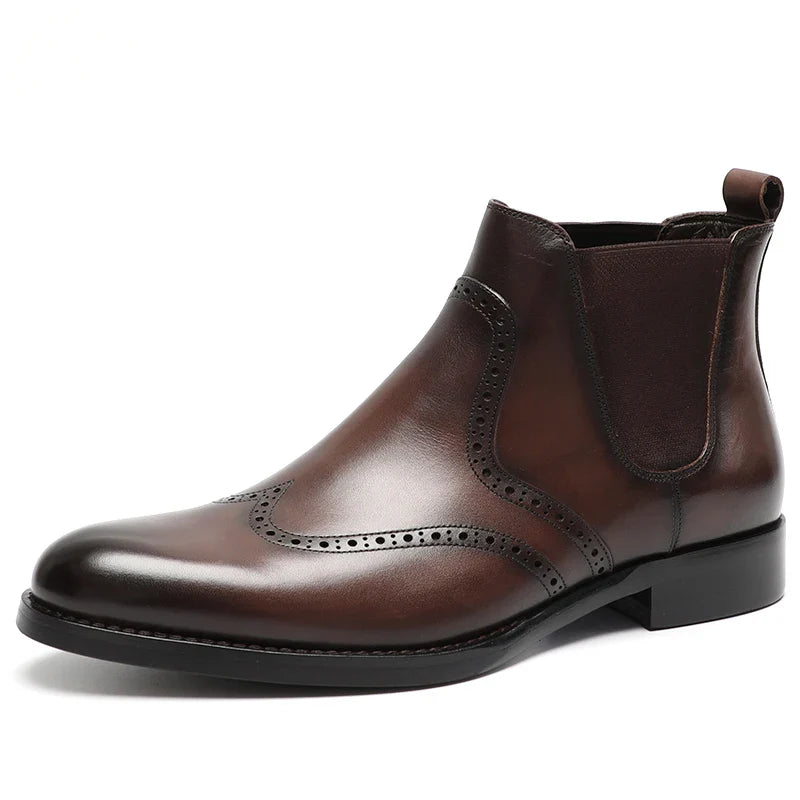 Funki Findz | Boots | Men's Leather Formal Dress Ankle Boots
