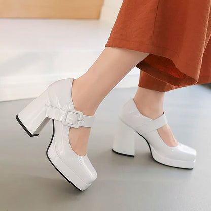 Funki Findz | Shoes | Women's Gothic Mary Jane Patent Heels