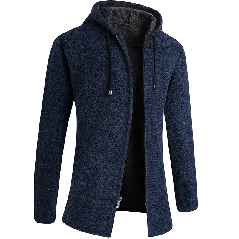 Funki Findz | Jackets | Men's Cashmere Zip Up Hooded Sweater