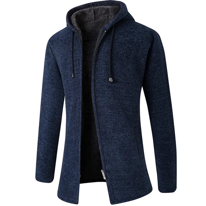 Funki Findz | Jackets | Men's Cashmere Zip Up Hooded Sweater