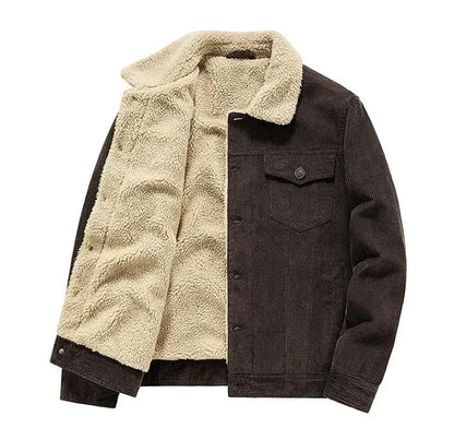 Funki Findz | Jackets | Men's Corduroy Fleece Winter Jacket