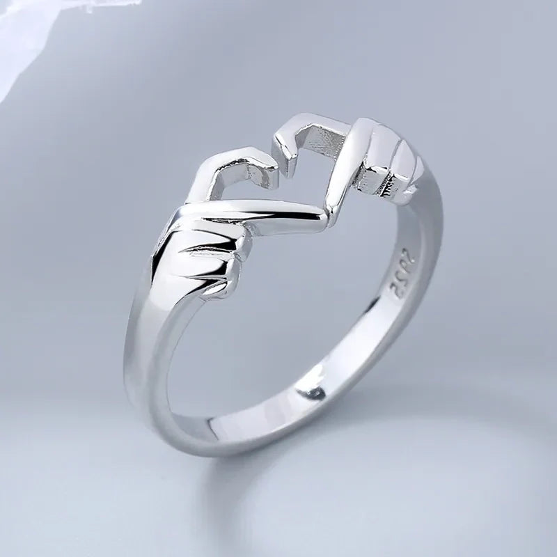 Funki Findz | Rings | Women's Love Heart Hand Gesture Ring