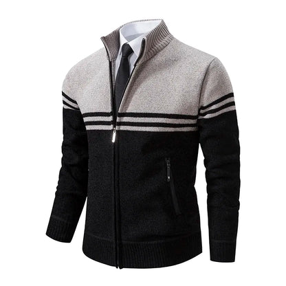 Funki Findz | Sweaters | Men's Slim Mock Neck Zip Up Cardigans