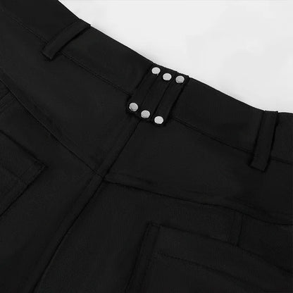 Funki Findz | Skirts | Men's Gothic Punk Buckle Strap Half Skirts