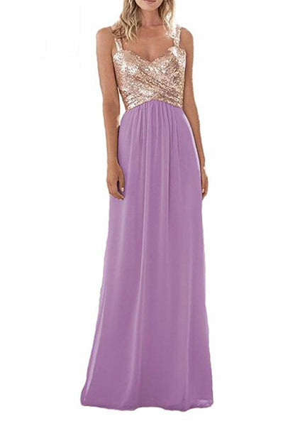 Funki Findz | Dresses | Women's Sequin Prom Bridesmaid Dress