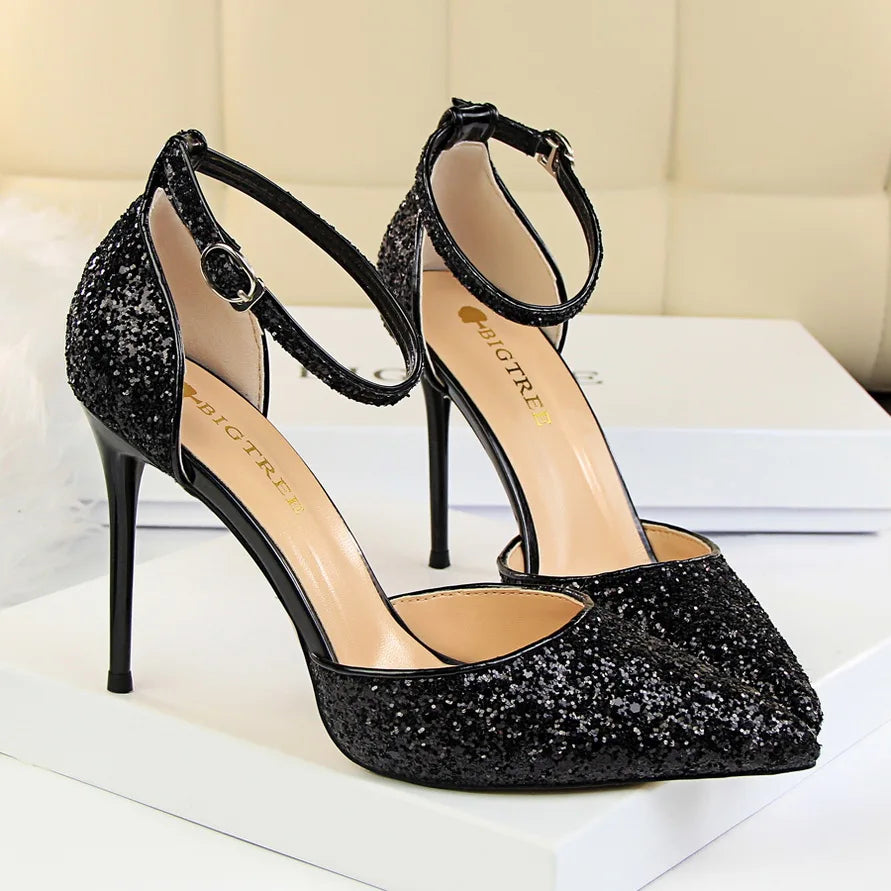 Funki Findz | Shoes | Women's Sparkly Glitter Wedding Sandals