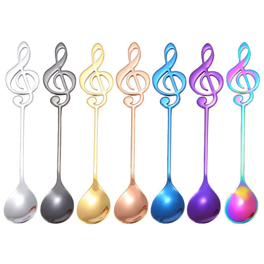 Funki Findz | Spoons | Musical Note Coffee Spoons | 1/3/5/10 Pcs