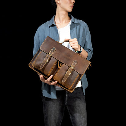 Funki Findz | Bags | Messenger Bags | Men's Leather Laptop Bag