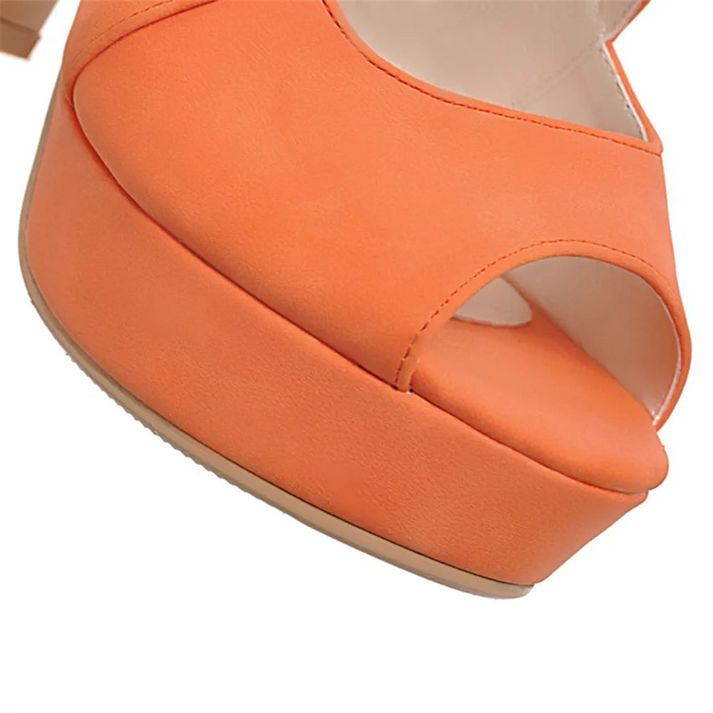 Funki Findz | Shoes | Women's Block Heel High Platform Sandal