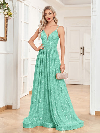 Funki Findz | Dresses | Women's Luxury Strappy Evening Dress