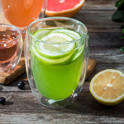 Funki Findz | Cups | Glass Double Wall Borosilicate Mug Sets