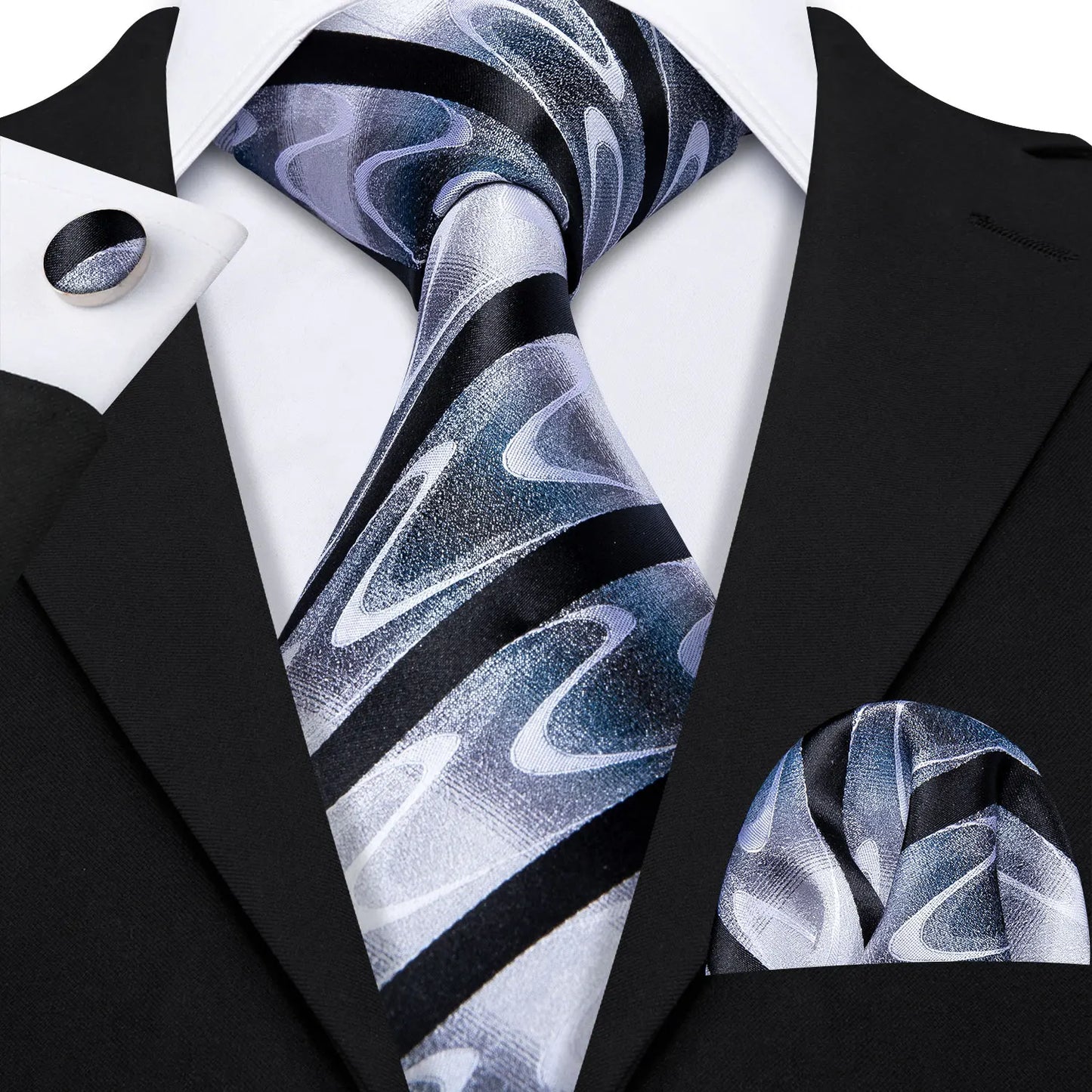 Funki Findz | Neckties | Men's Stylish Formal Silk Ties 3Pcs Sets