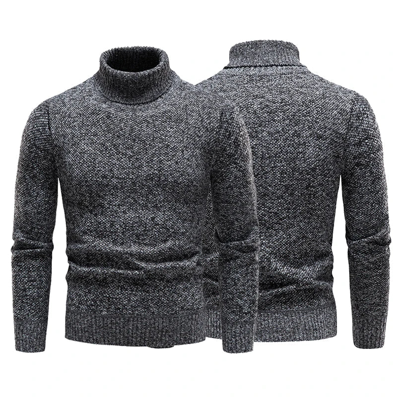 Funki Findz | Sweaters | Men's Winter Knitted Turtleneck Pullover