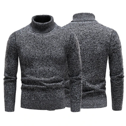 Funki Findz | Sweaters | Men's Winter Knitted Turtleneck Pullover