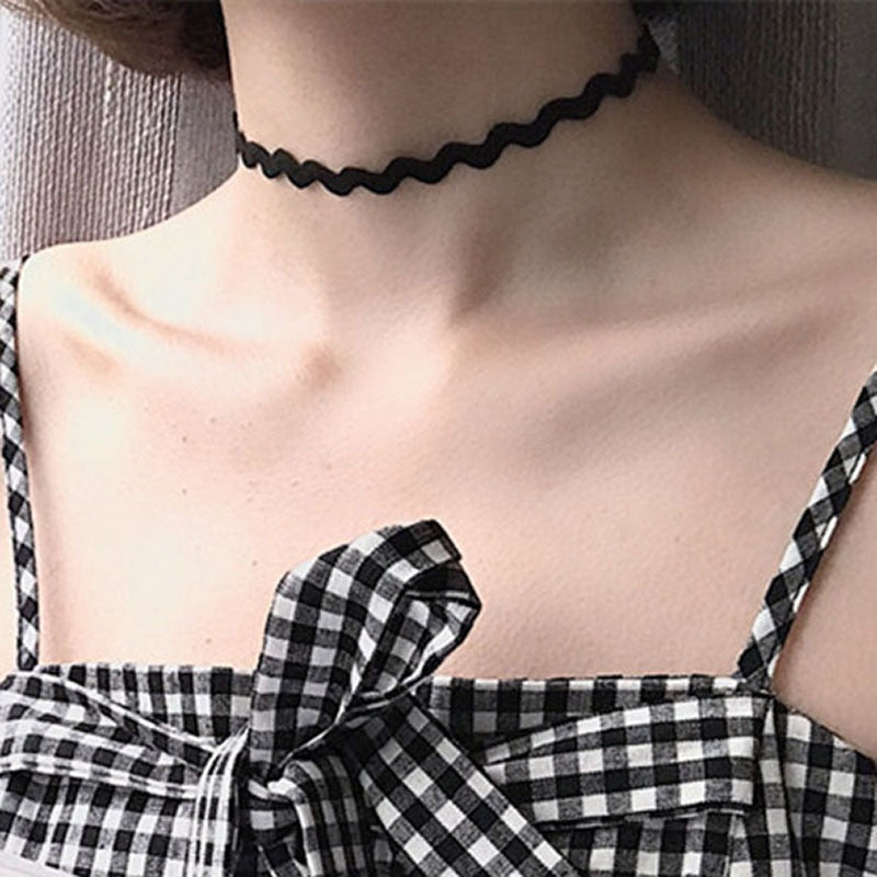 Funki Findz | Necklaces | Women's Black Goth Choker Necklace