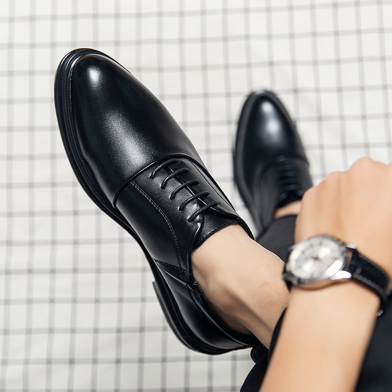 Funki Findz | Shoes | Men's Genuine Leather Derby Formal Shoe