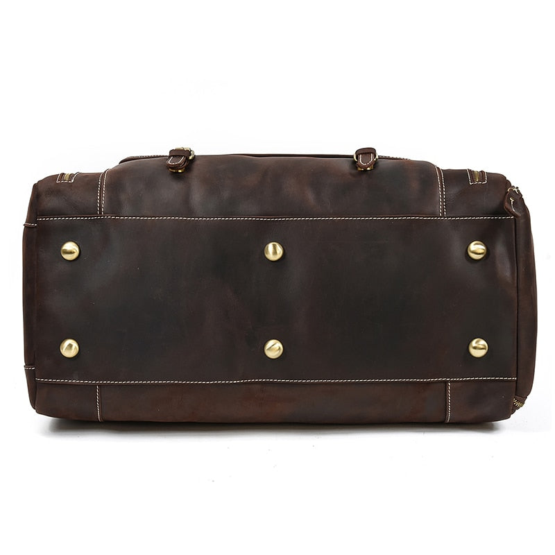 Funki Findz | Bags | Travel Bags | Men's Leather Overnight Bag