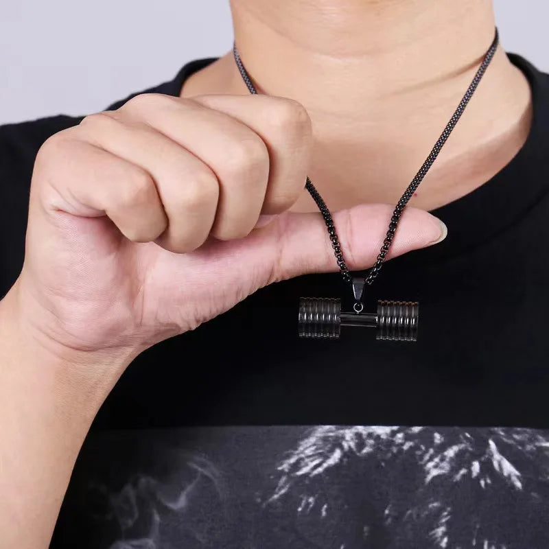 Funki Findz | Necklaces | Men's Boxing Glove Barbell Pendants