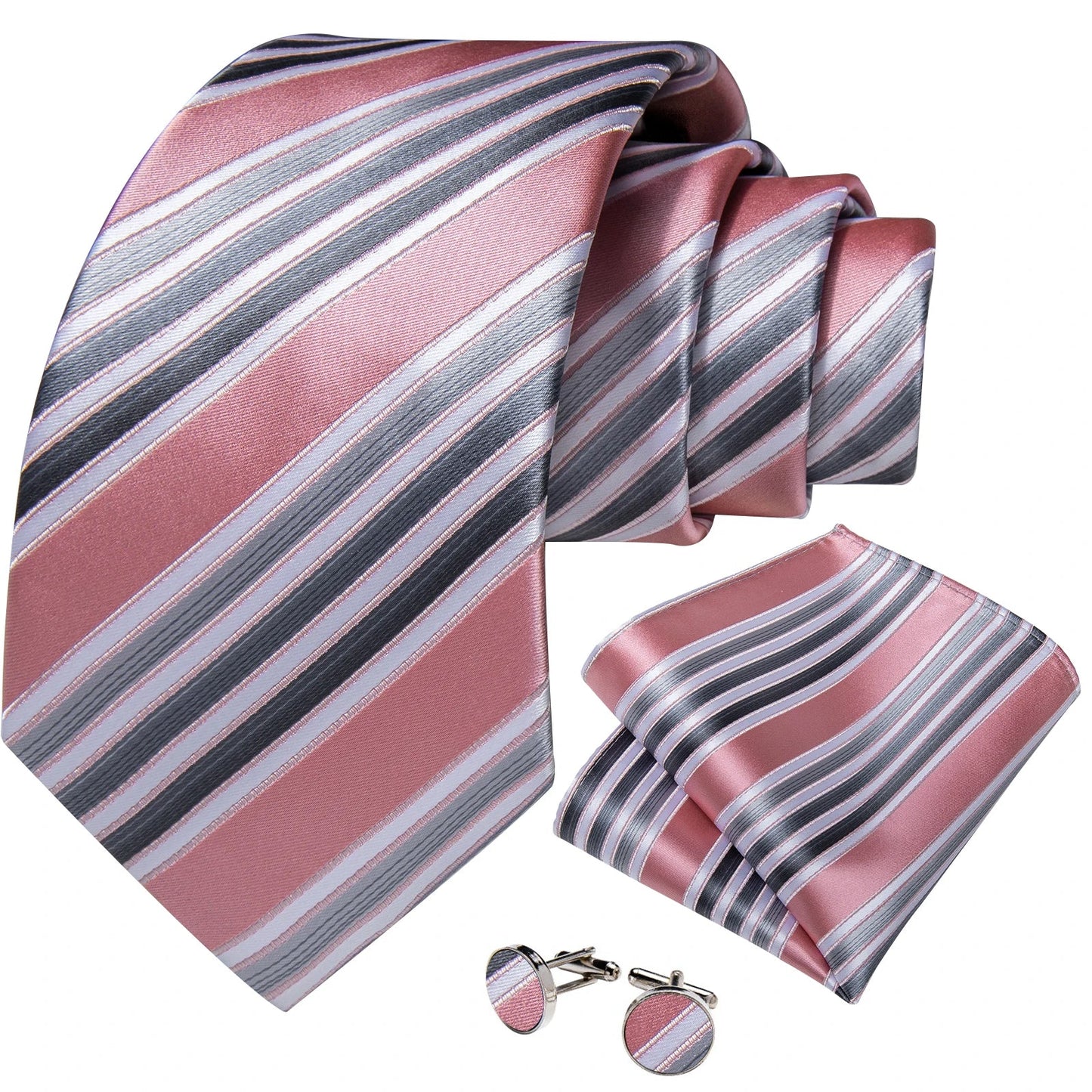 Funki Findz | Neckties | Men's Premium Fashion Silk 3Pcs Tie Set
