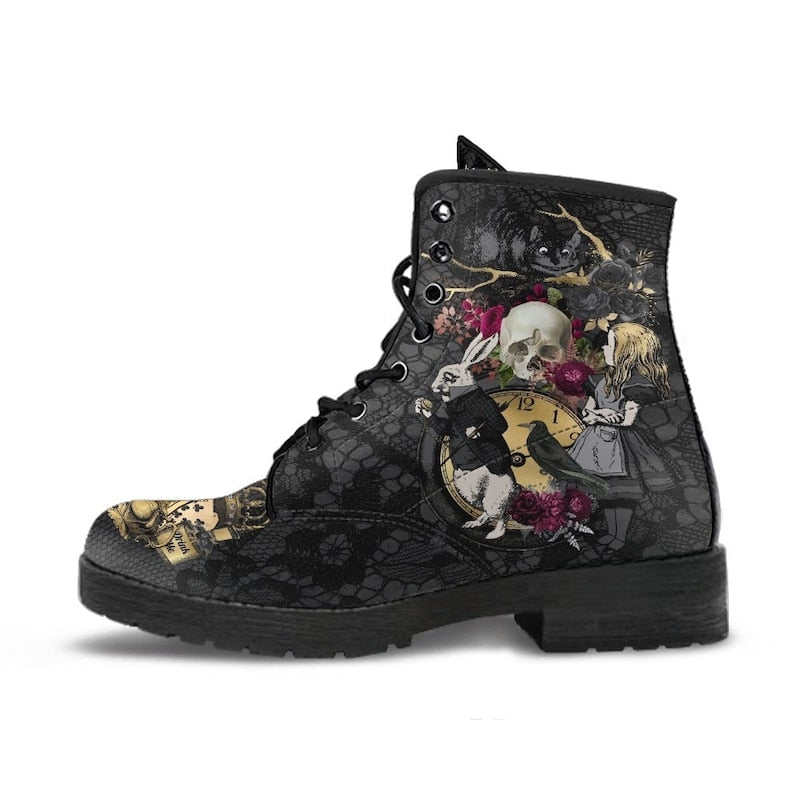 Funki Findz | Boots | Women's British Style Lace up Ankle Boots