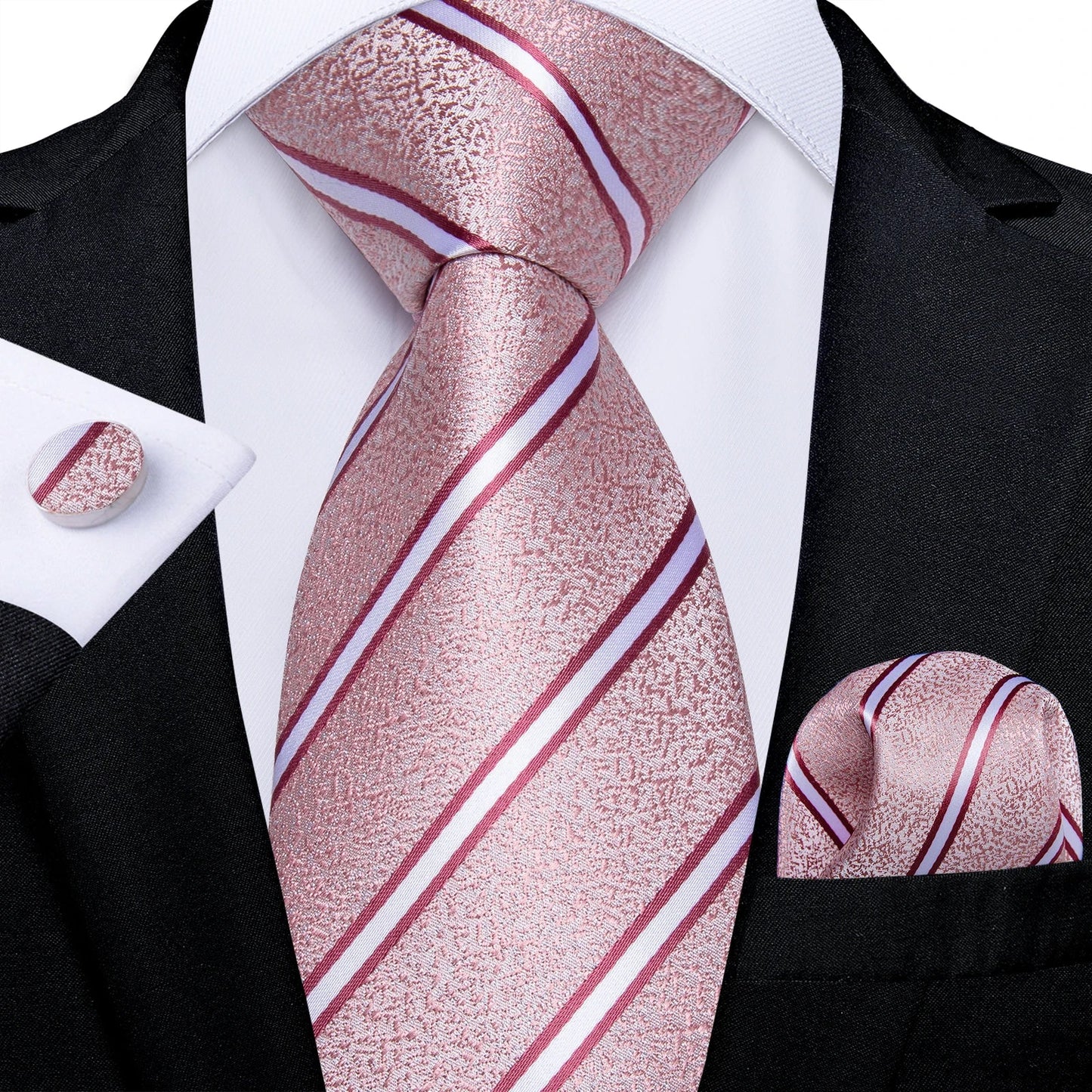 Funki Findz | Neckties | Men's Premium Fashion Silk 3Pcs Tie Set