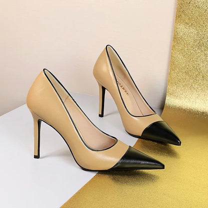 Funki Findz | Shoes | Women's Leather Pointed Toe High Heels