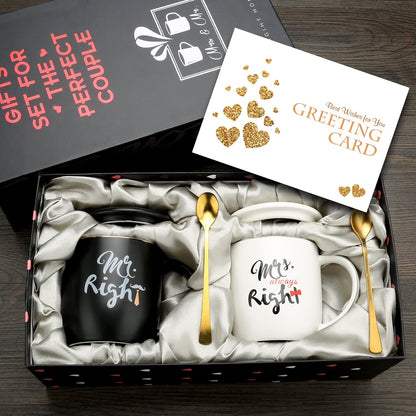 Funki Findz | Mugs | Mr and Mrs Coffee Mugs Bridal Gift-Set